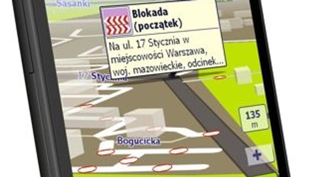 AutoMapa z aktualizacją utrudnień na drogach