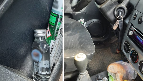 Pojechał do sklepu. Natychmiast został zatrzymany