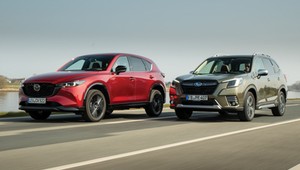 Rebelianci bez turbo: Mazda CX-5 kontra Subaru Forester. Japoński duet ciągle w formie!