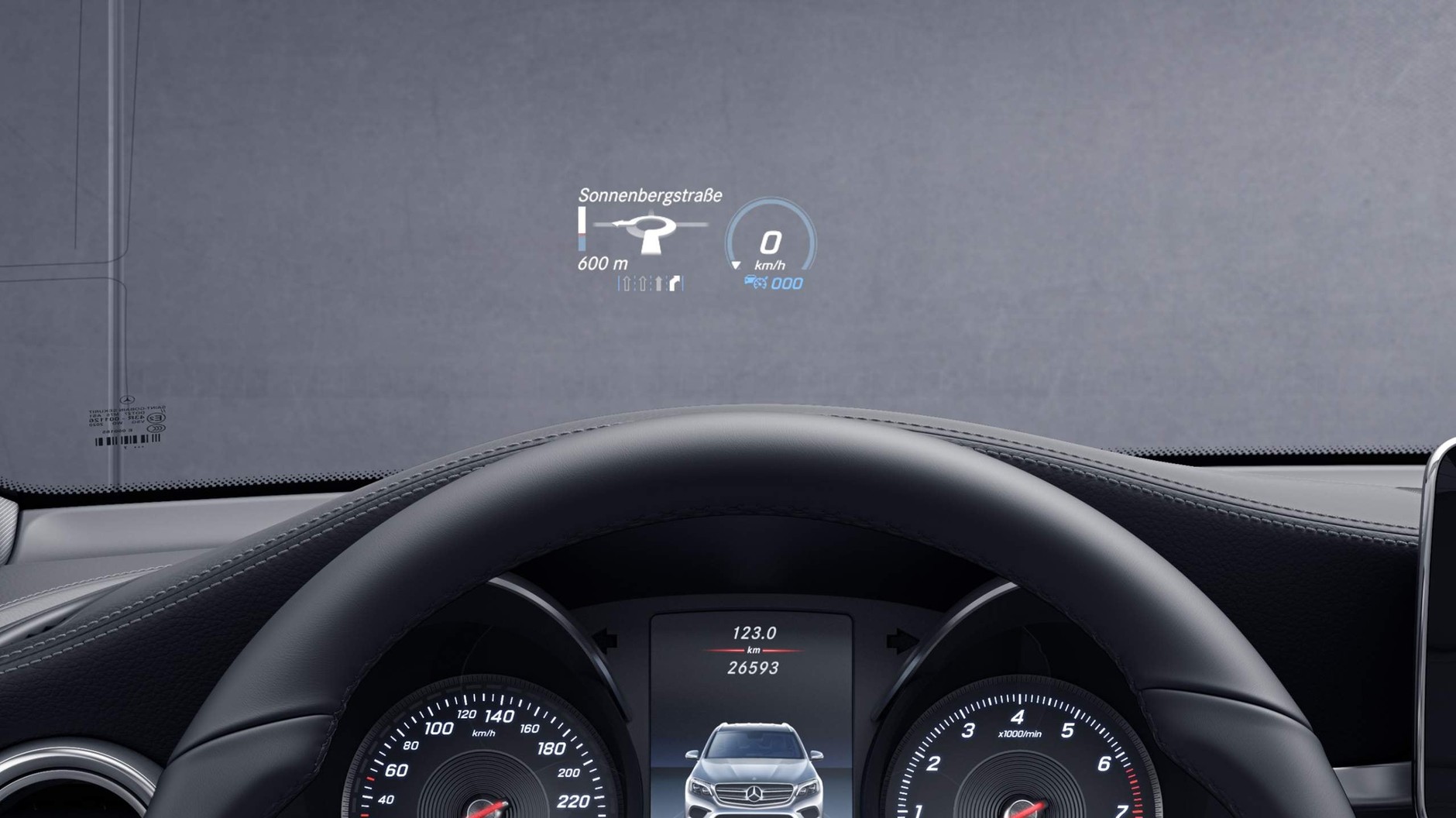 Head Up Display Mercedes