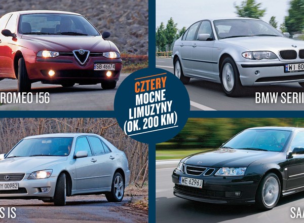 Alfa Romeo 156 kontra BMW serii 3, Lexus IS i Saab 9-3 - dużo radości za małą kasę