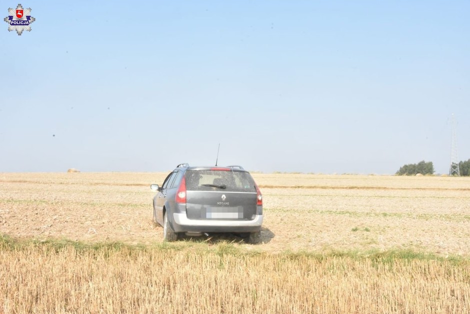 Renault Megane, którym uciekał 24-latek
