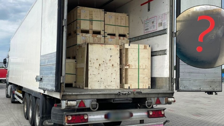 Schował kradziony "towar" za paletami w naczepie. Trafił do aresztu