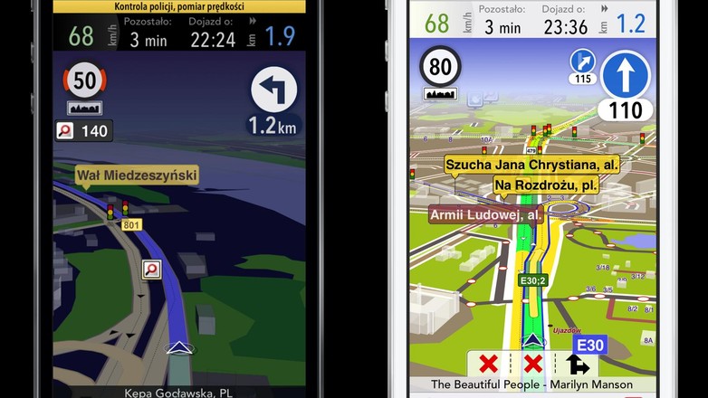 AutoMapa 5 dla sprzętu z iOS