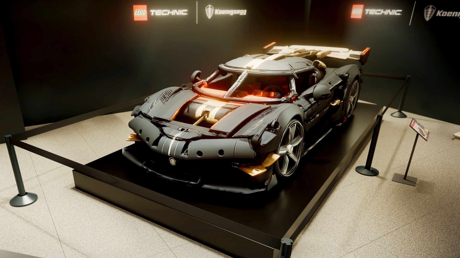 Koenigsegg Sadair's Spear z LEGO w skali 1:1
