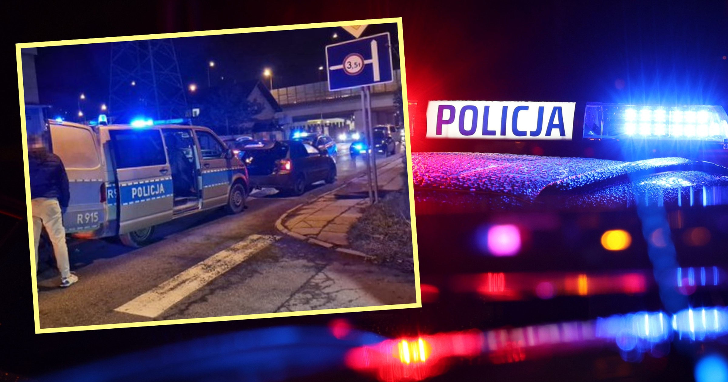 78-latek uderzył w radiowóz. Policjanci zamarli, gdy zajrzeli do jego auta (screen: BielskieDrogi/X)