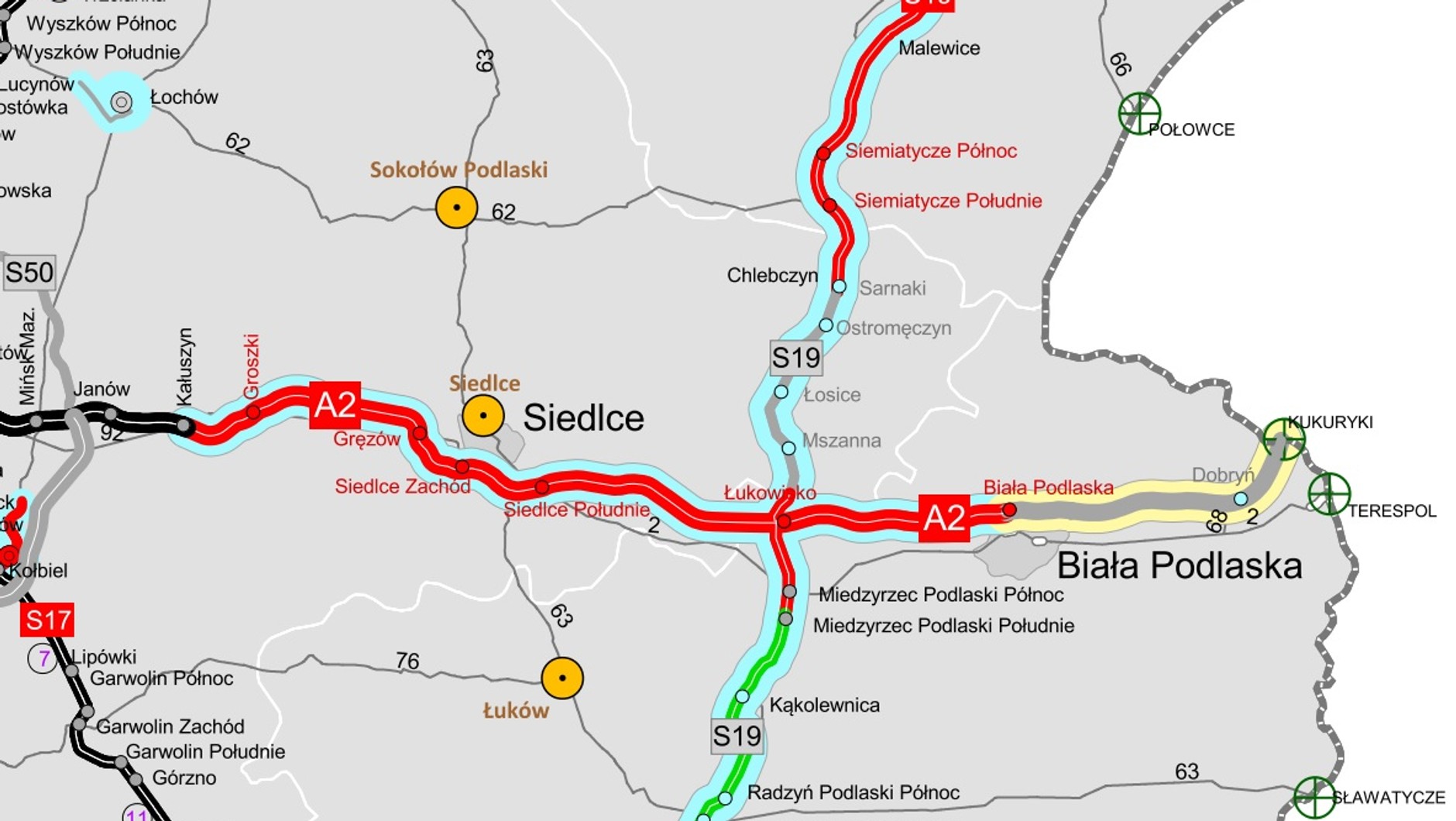 A2 Kałuszyn-Biała Podlaska