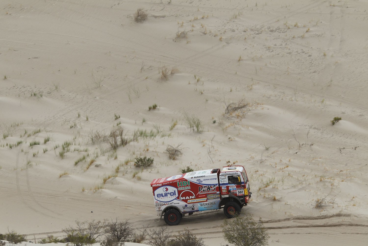 Dakar 2013: ciężarówka bez skrzyni, Małysz traci oddech (13. etap, wyniki, galeria)