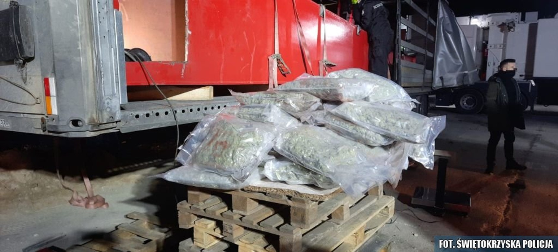 Policja zatrzymała duży transport narkotyków