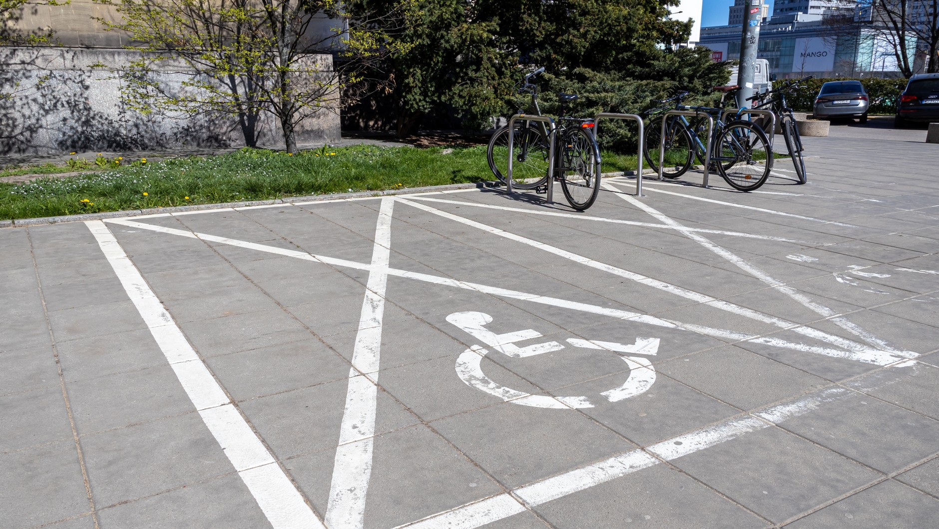 W tak oznaczonym miejscu mogą parkować tylko uprawnione osoby