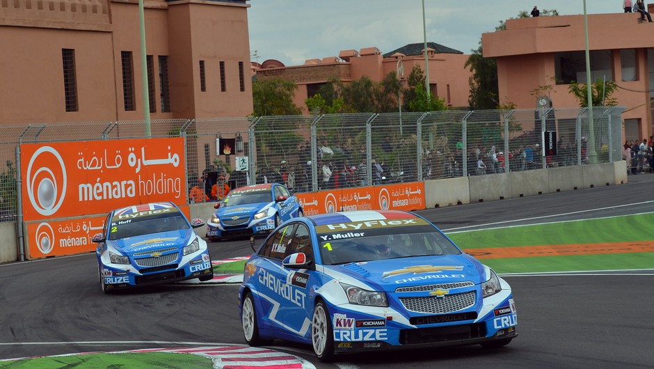 WTCC: 1-2-3, Chevroleta w Maroko gonisz Ty