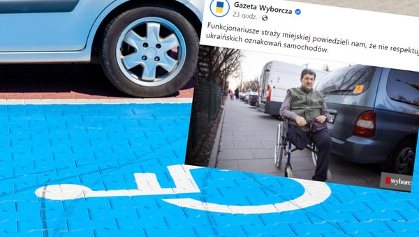 Odholowali samochód niepełnosprawnemu uchodźcy z Ukrainy. Musi zapłacić 580 zł