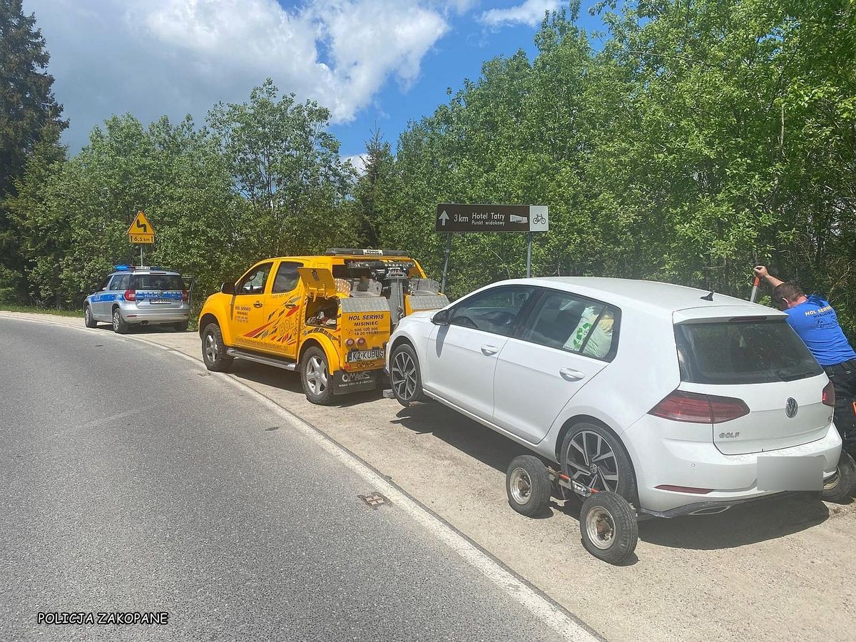 Odholowanie nieprawidłowo zapakowanego pojazdu