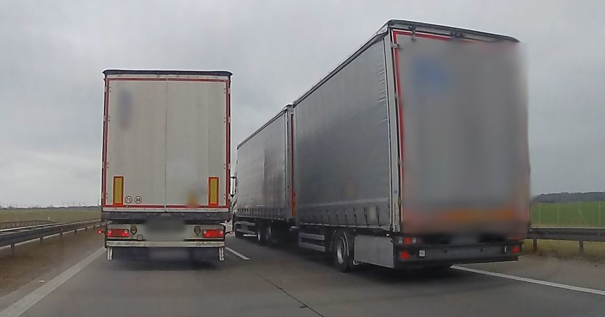 Wyścigi słoni, czyli ryzykowne i uciążliwe wyprzedzanie się przez ciężarówki. Od 1 lipca grożą za to wysokie kary.