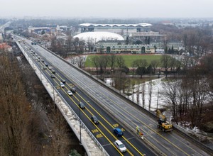 Nowy wiadukt Trasy Łazienkowskiej oddany do użytku przed terminem