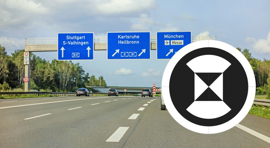 znak dla samochodów autonomicznych w Niemczech