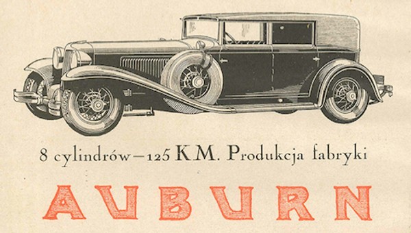 Auto-Retro: reklamy z lat 30.