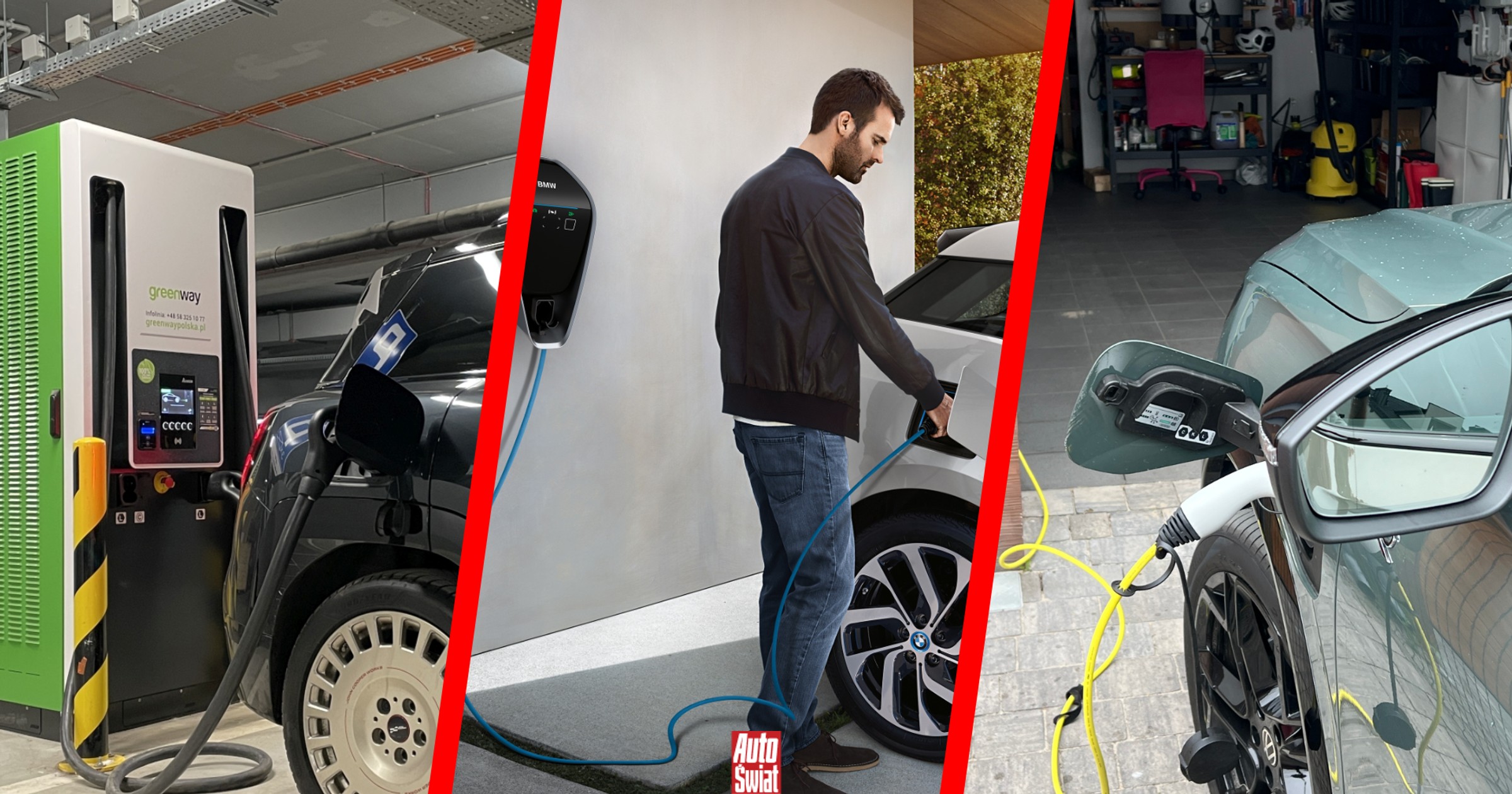 Auto elettrico in caricamento con indicazioni di consumo energetico e perdite durante il processo