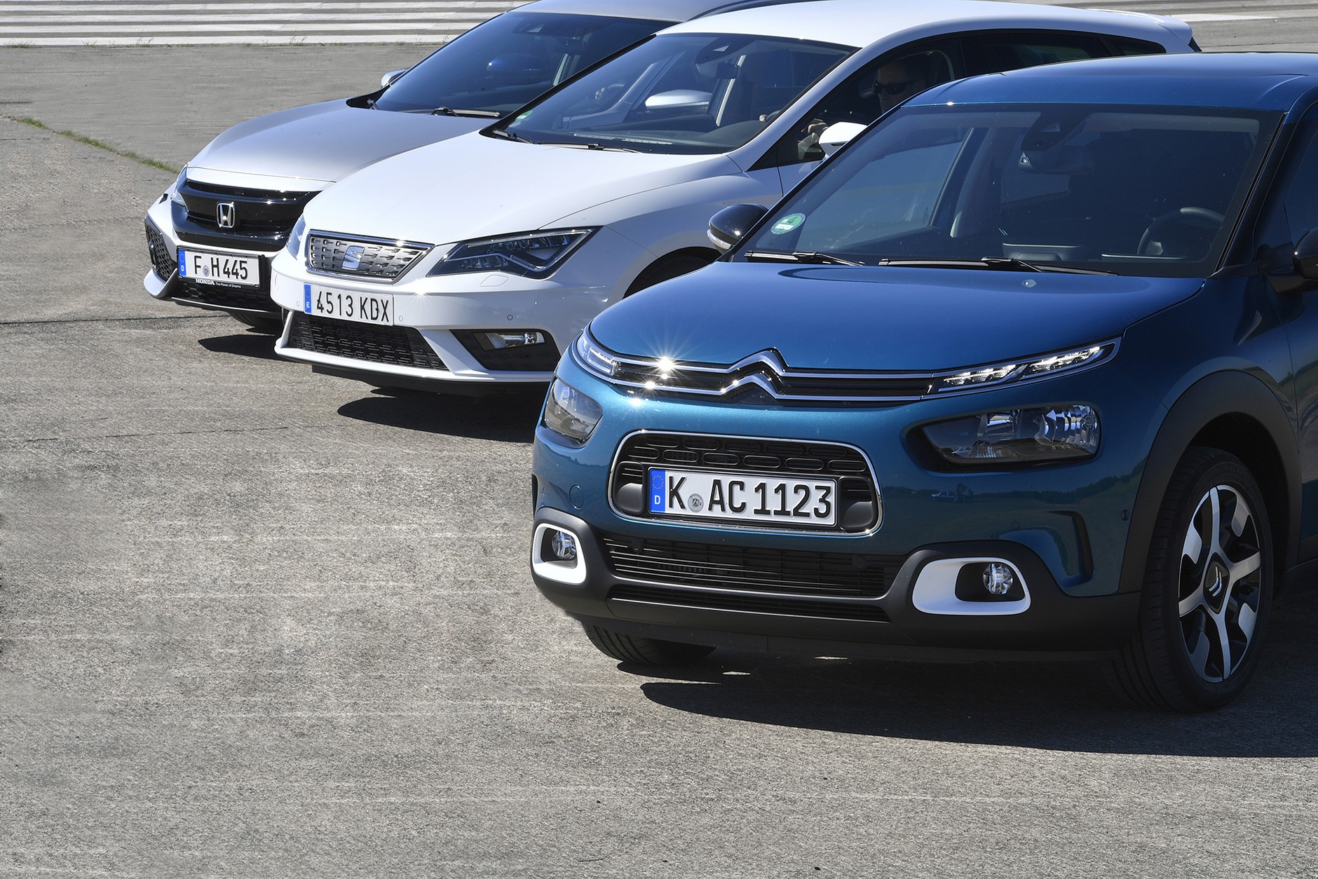 Honda Civic kontra Citroen C4 Cactus i Seat Leon - naszym zdaniem