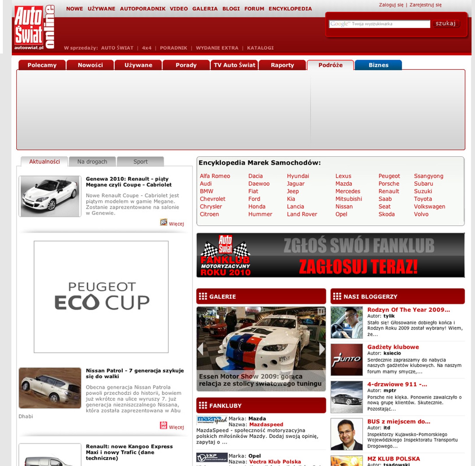 Strony dla kierowców - W internecie znajdziesz wszystko