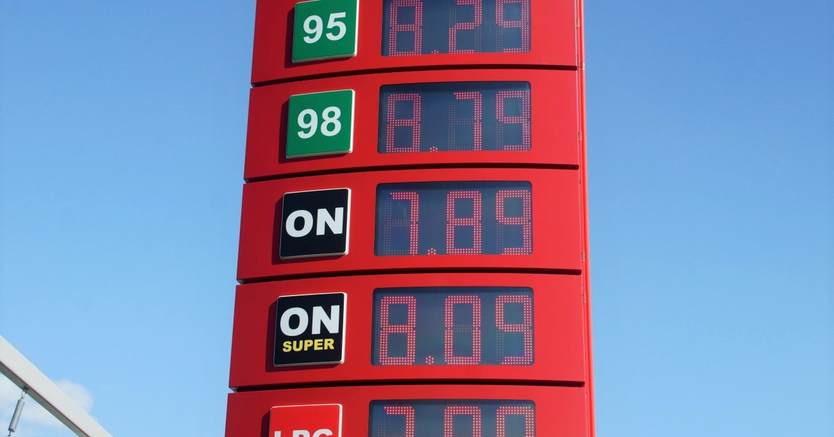Historycznie wysokie ceny paliw (3.06.2022), cena Pb95 przekroczyła 8 zł/l
