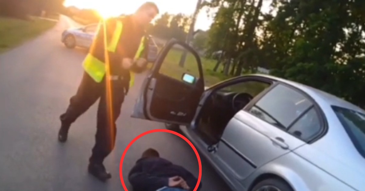 Kierowca takiego finału pościgu się nie spodziewał