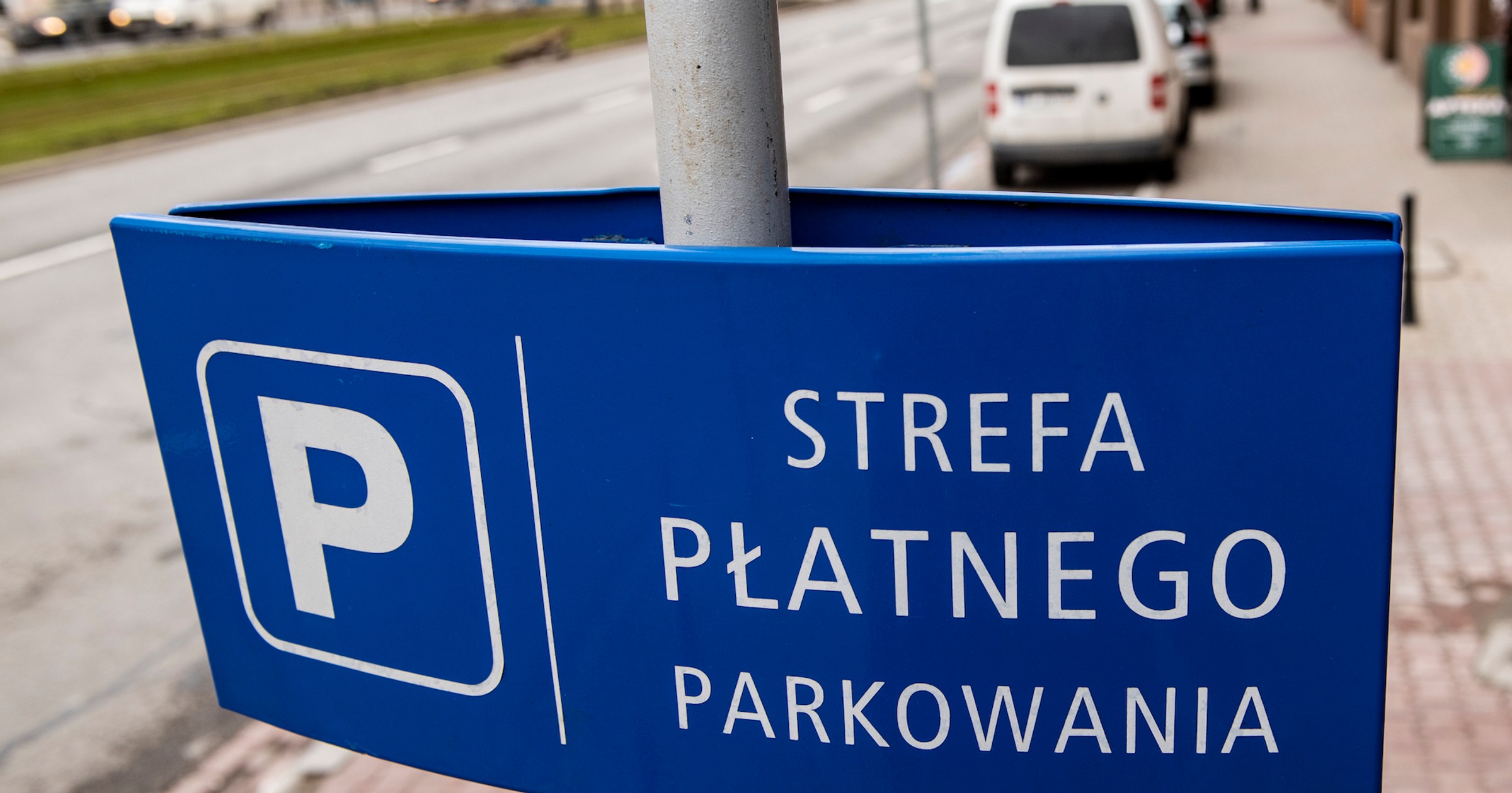 Strefa płatnego parkowania w Warszawie
