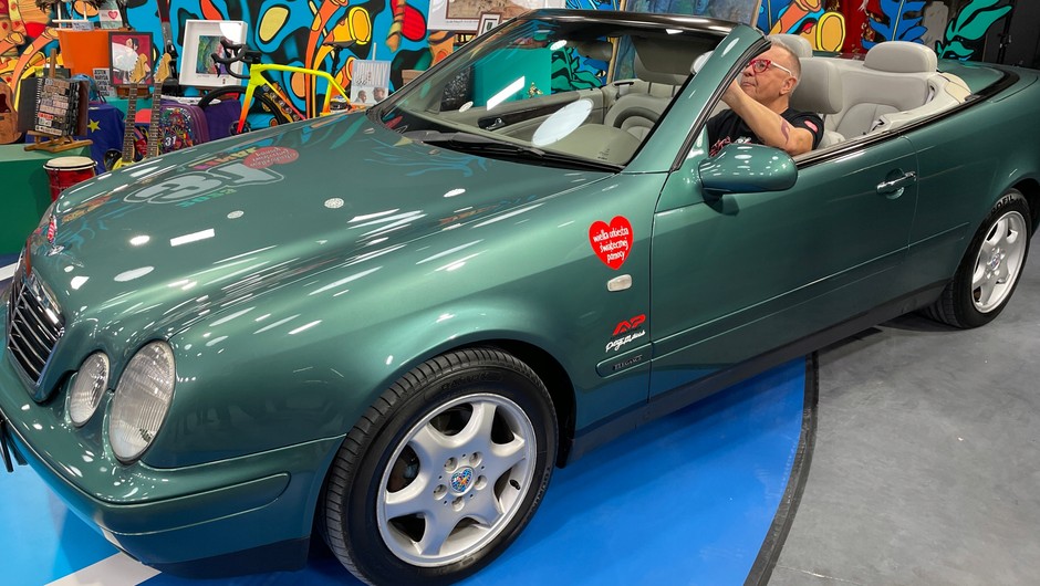 Mercedes CLK A208 na aukcji WOŚP 