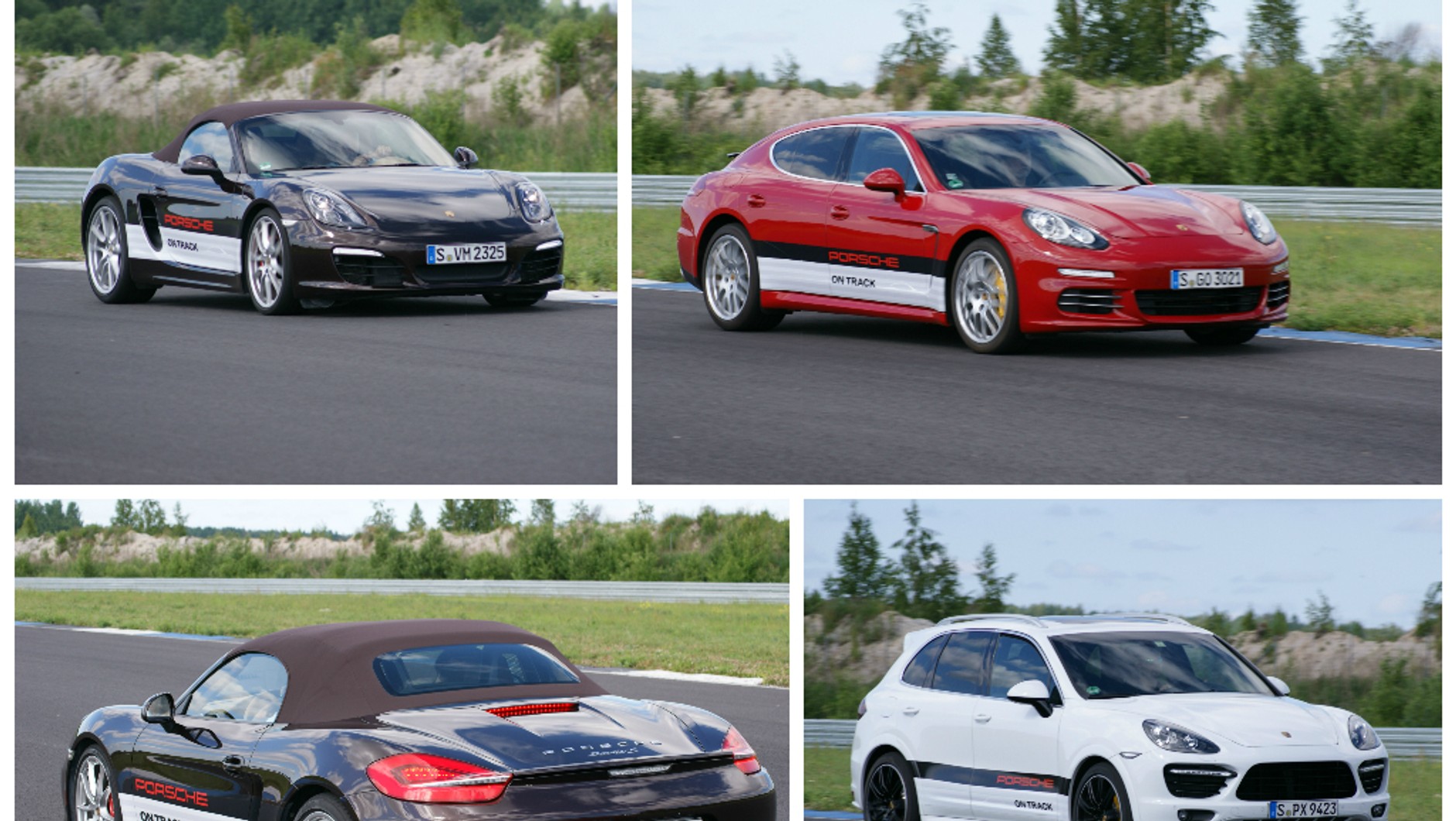 Porsche na torze Audru