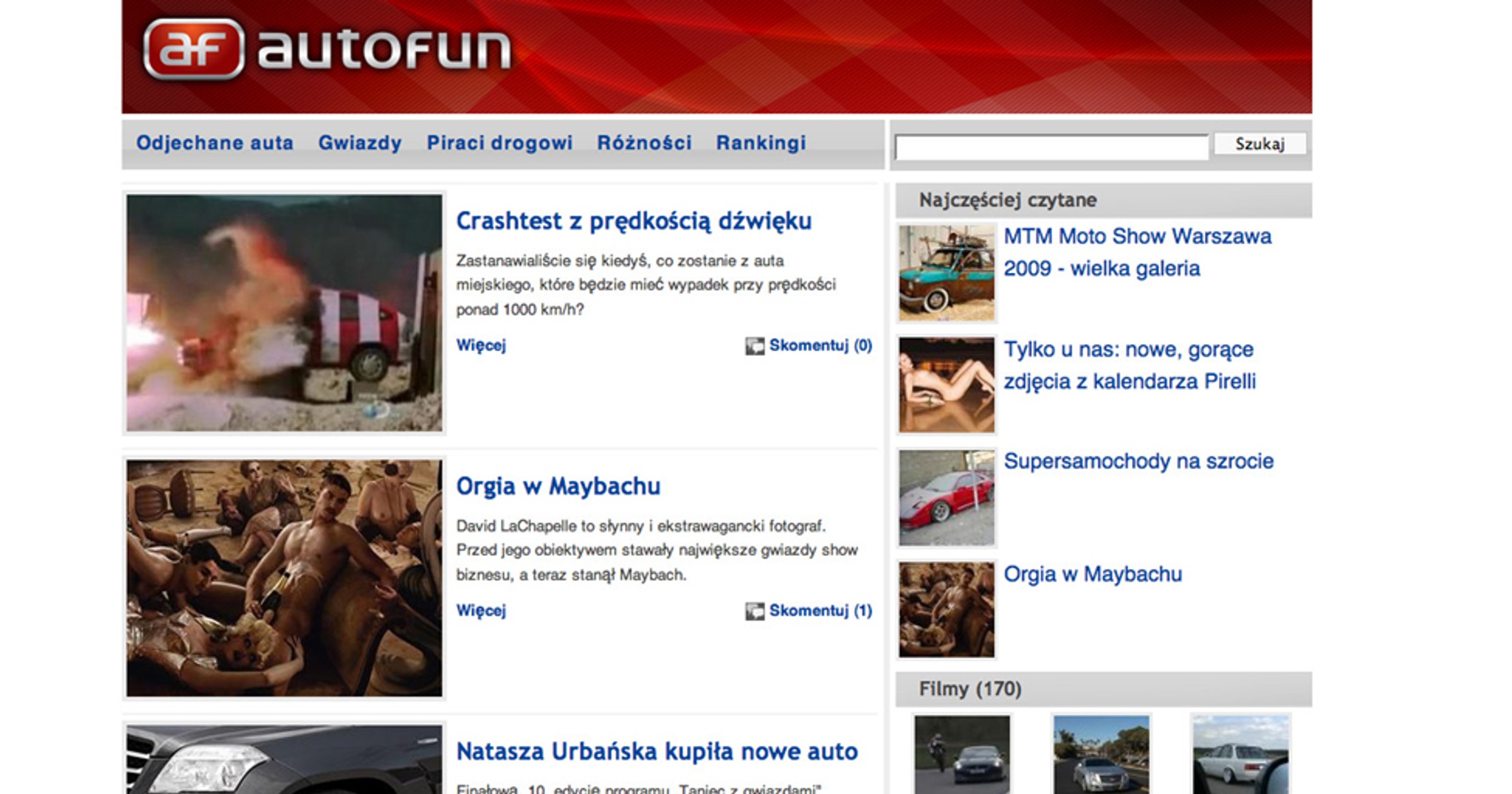 Autofun.pl - Nowy portal zaprasza