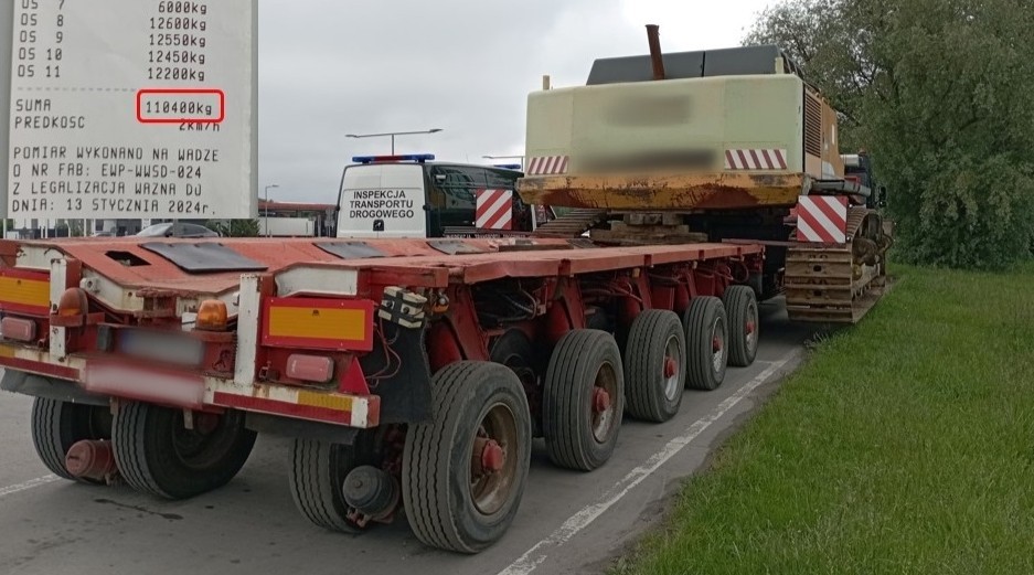 ITD zatrzymała drogowego kolosa