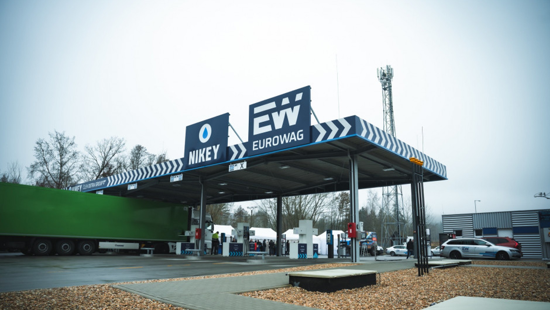 Stacja paliw Eurowag oferująca HVO100 w Czechach