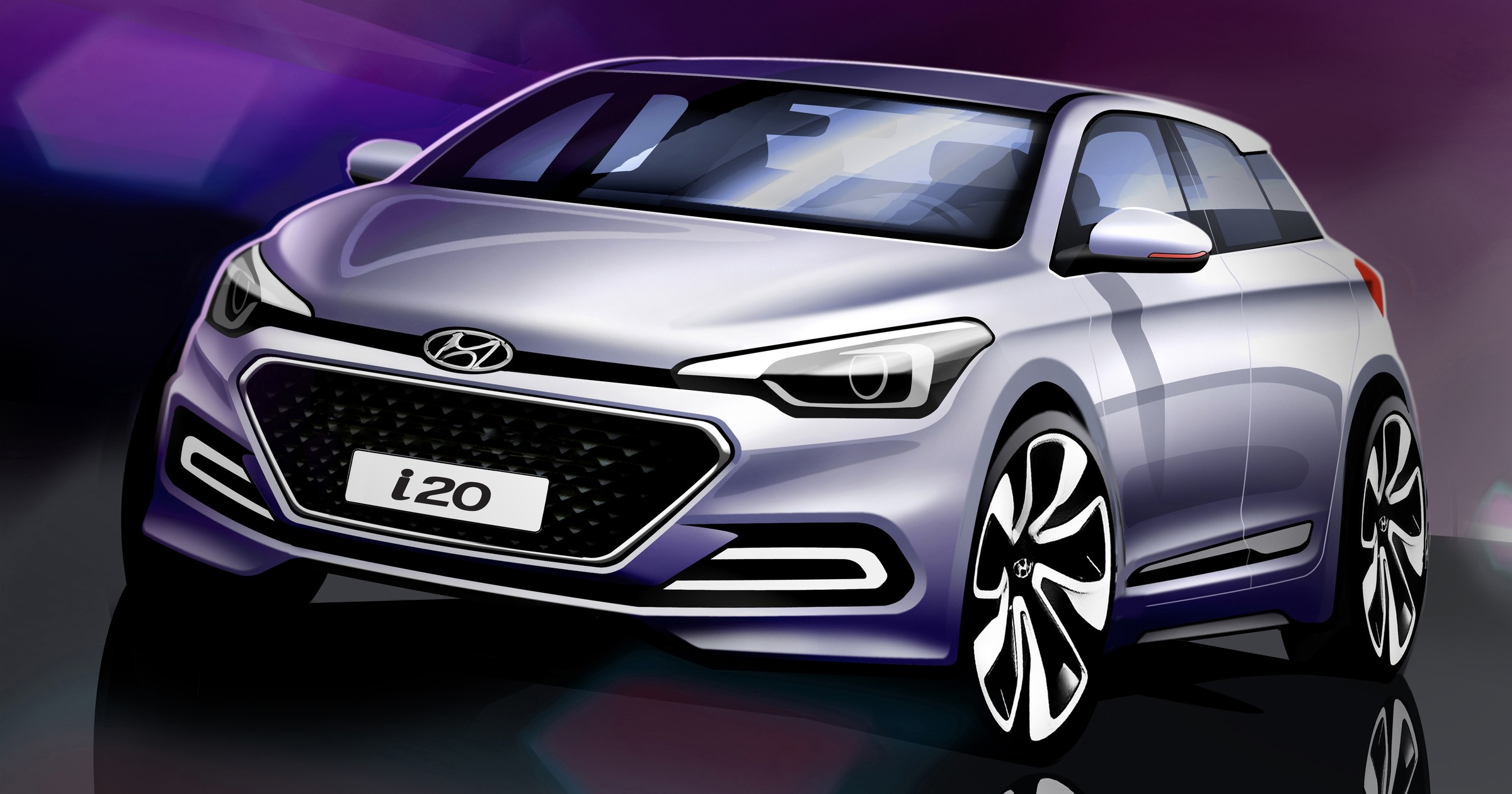 New Generation i20 Rendering_Front