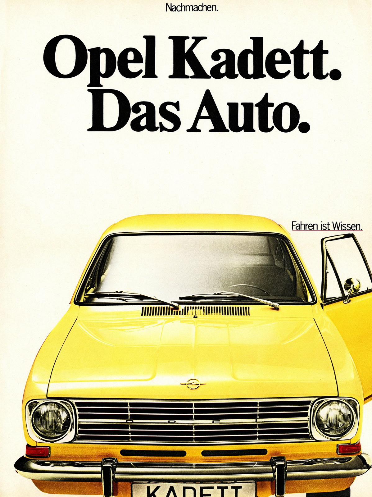 Opel Kadett. Das Auto