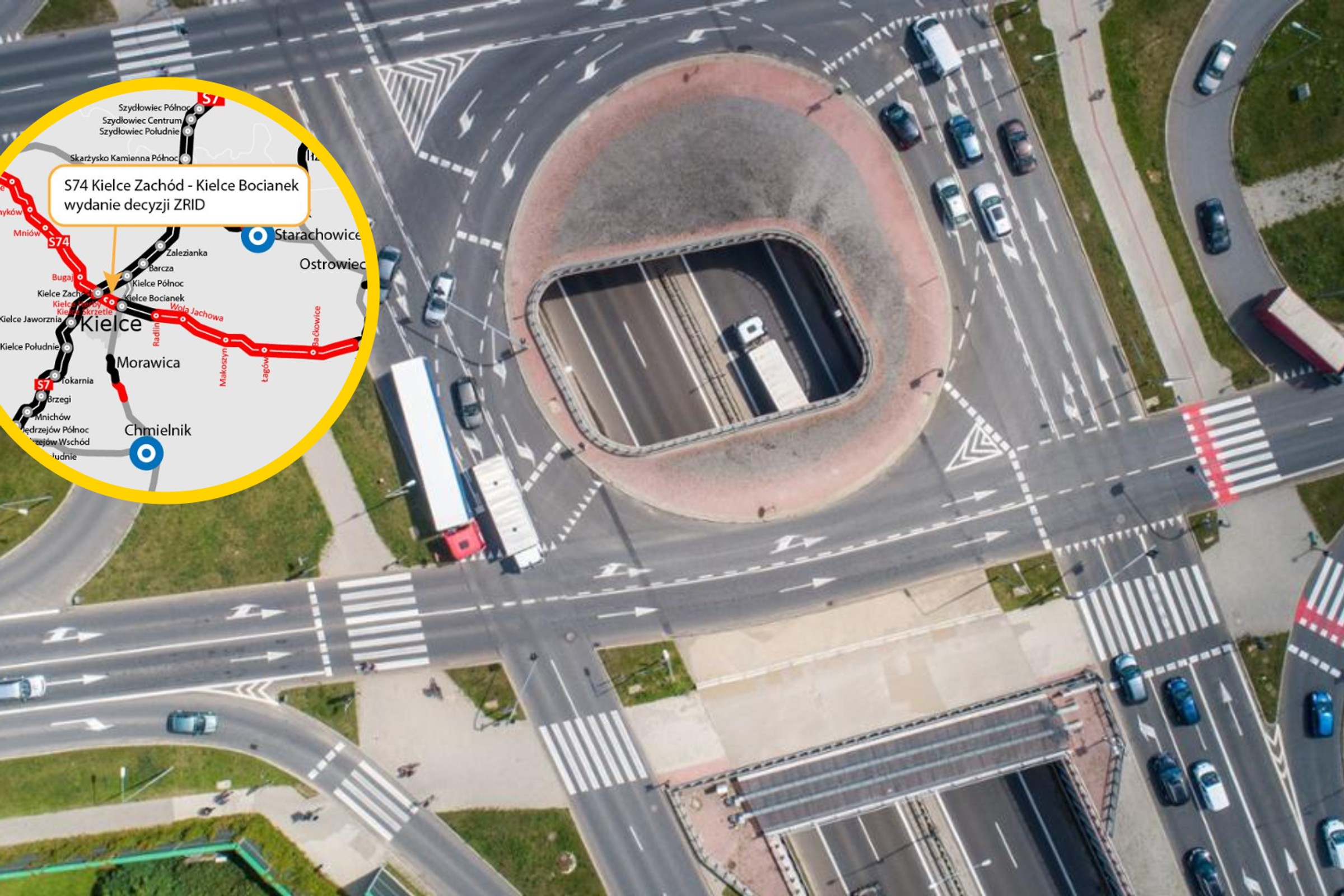 Budowa drogi S74 za mld zł może ruszać. GDDKiA przekazało teren