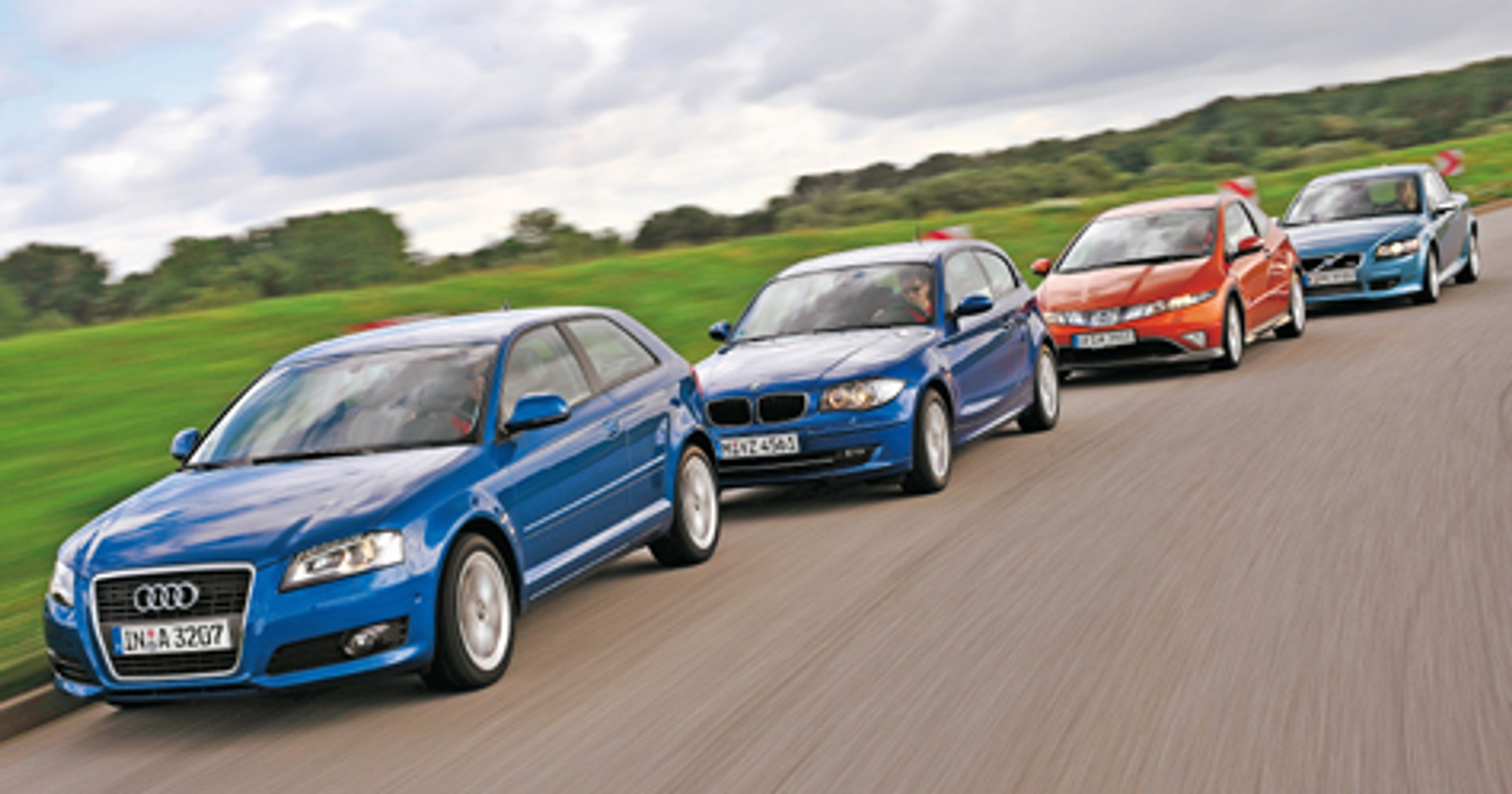 Audi A3 kontra BMW1, Honda Civic i Volvo C30 czyli porównanie ekskluzywny kompakty