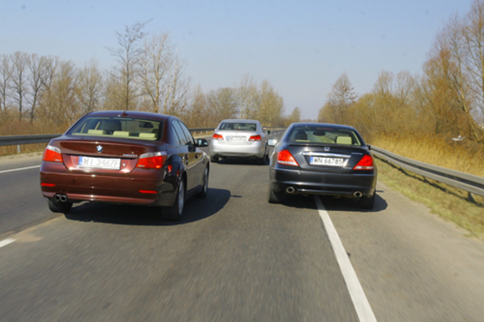 BMW serii 5, Honda Legend, Lexus GS 450h - Benzyna kontra prąd