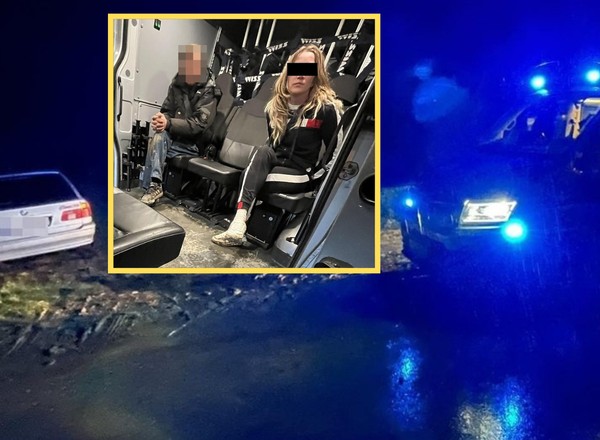 Pijana 32-latka wjechała BMW do rowu i pogryzła policjanta. Musieli pobrać jej krew