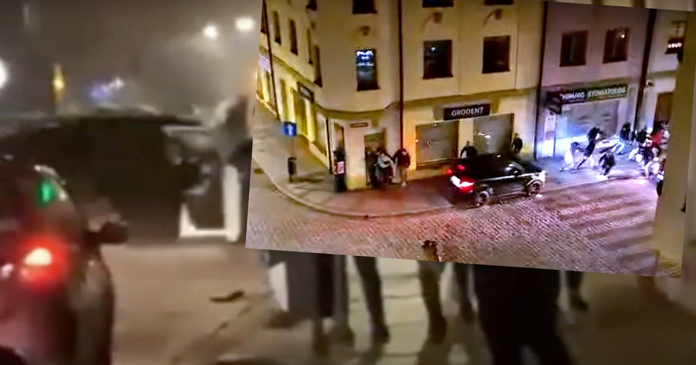 Szaleniec rozjezdżał ludzi w Głogowie na Starym Mieście