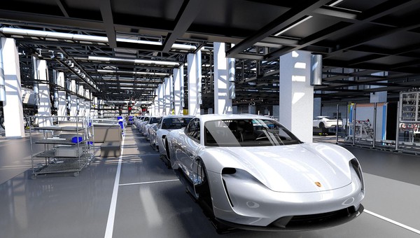 Elektryczne Porsche Taycan – zobaczyliśmy jak powstają prototypy