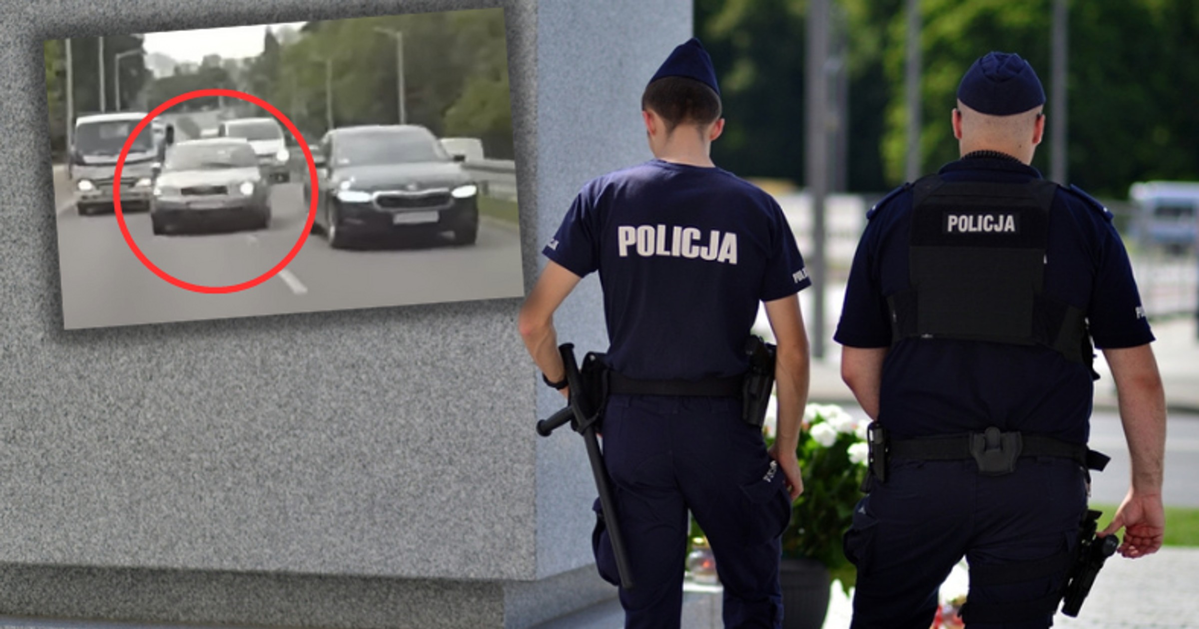 Taki rajd musi zakończyć się mandatem (Screen: YouTube/bandyta.z.kamerka)