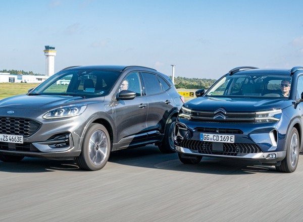 Kto wygra pojedynek mocnych hybryd? Citroën C5 Aircross kontra Ford Kuga