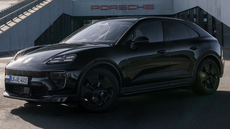 Porsche Macan (druga generacja; od 2024 r.; samochód w częściowym kamuflażu)