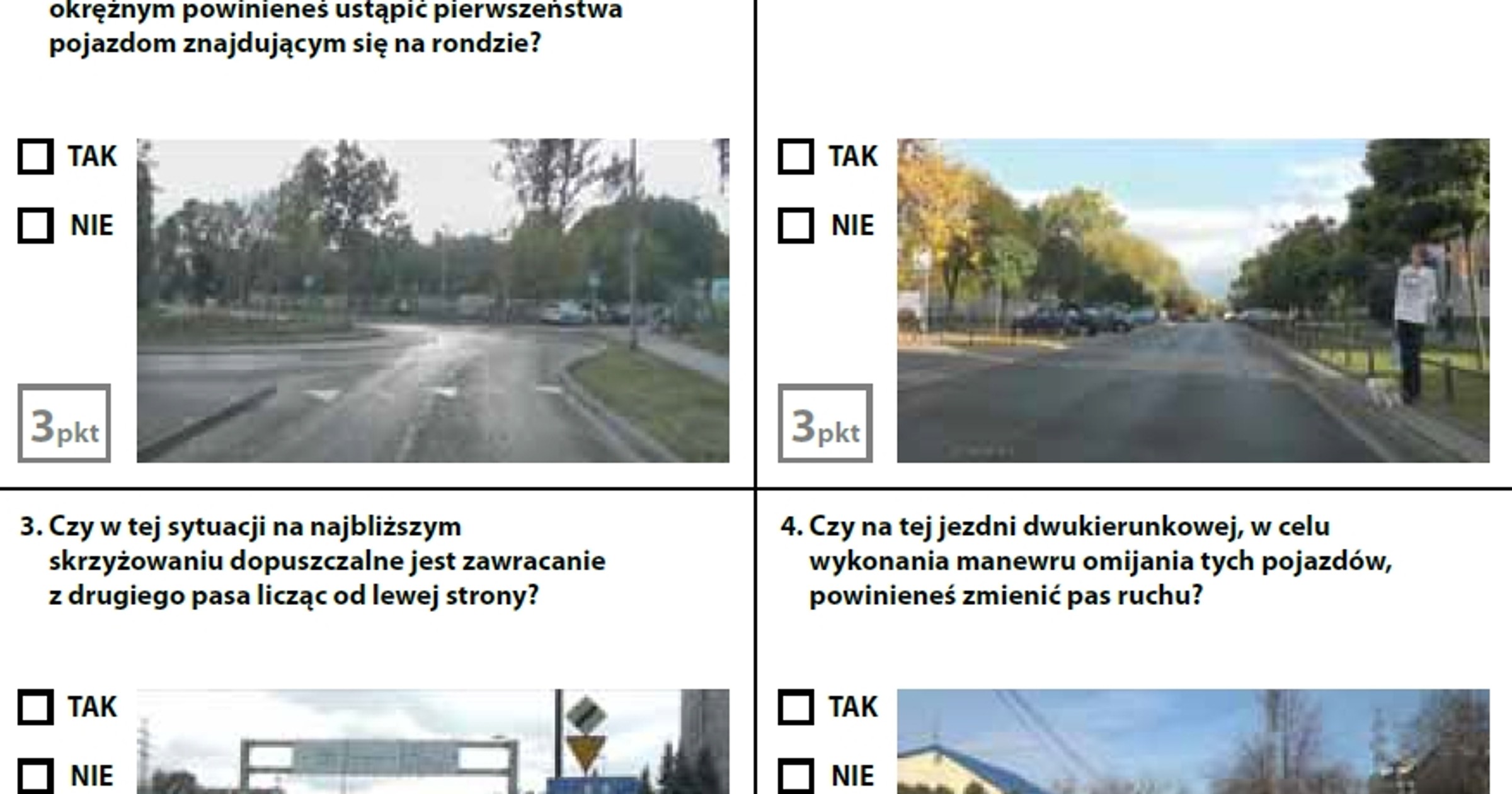 Egzamin teoretyczny na prawo jazdy -  zestaw 5