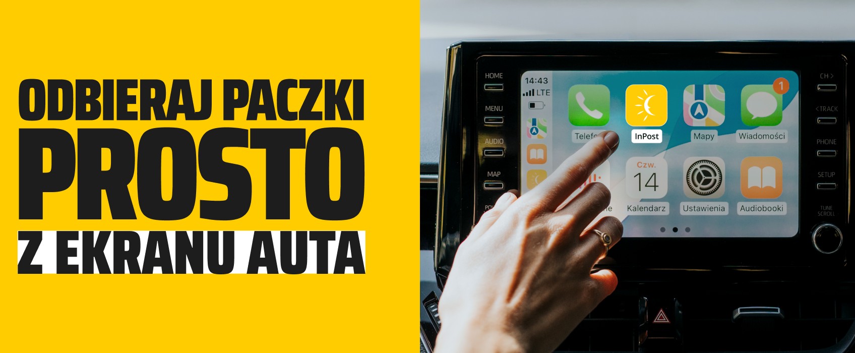 Aplikacja InPost w systemie Apple CarPlay