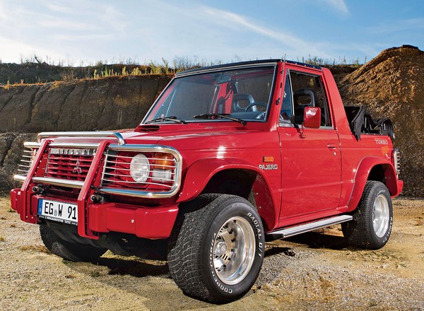Mitsubishi Pajero Canvas Top - cabrio na szutry, błoto i kamienie