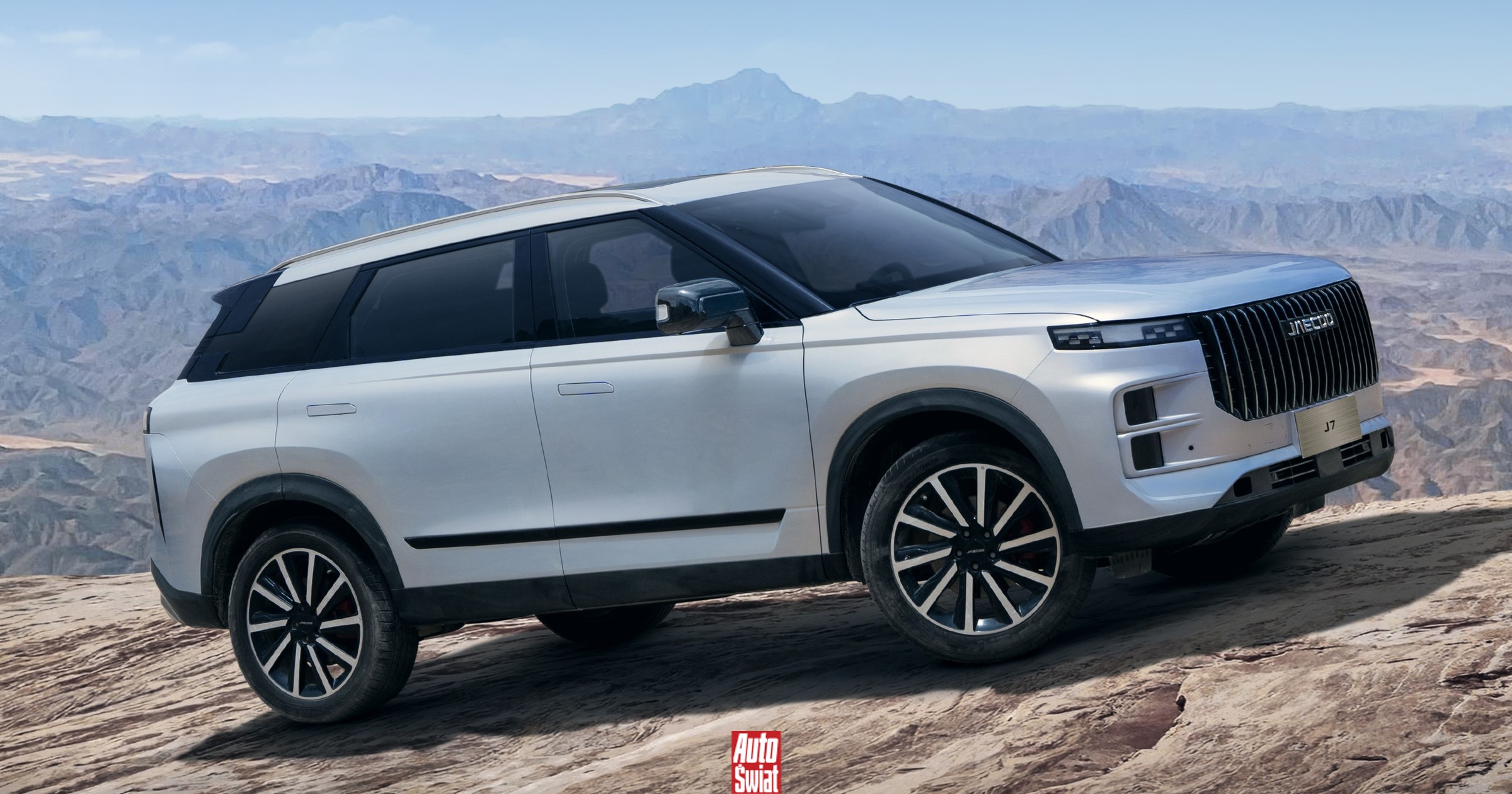 Nowy chiński SUV Jaecoo J7 z hybrydą PHEV, zasięgiem ponad 1300 km i 7 ...