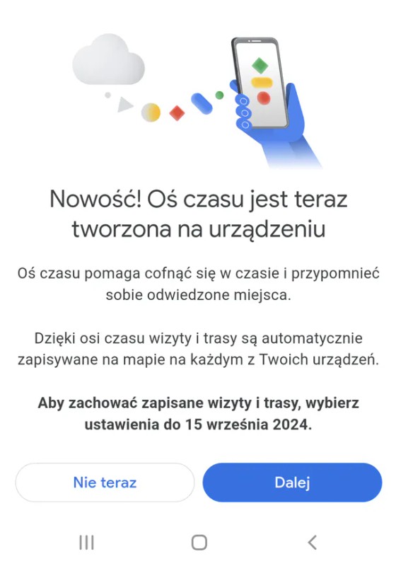 Os czasu - komunikat