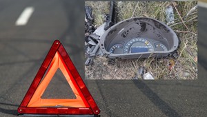 Tragiczny wypadek koło Czaplinka. Części samochodu były rozrzucone po okolicy