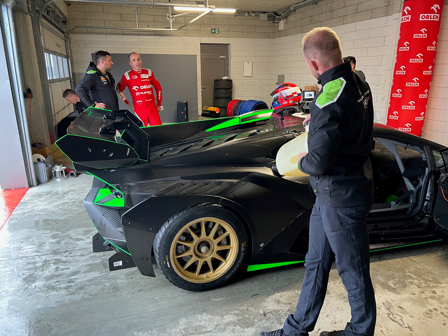 Co-driving z Robertem Kubicą na torze Silesia